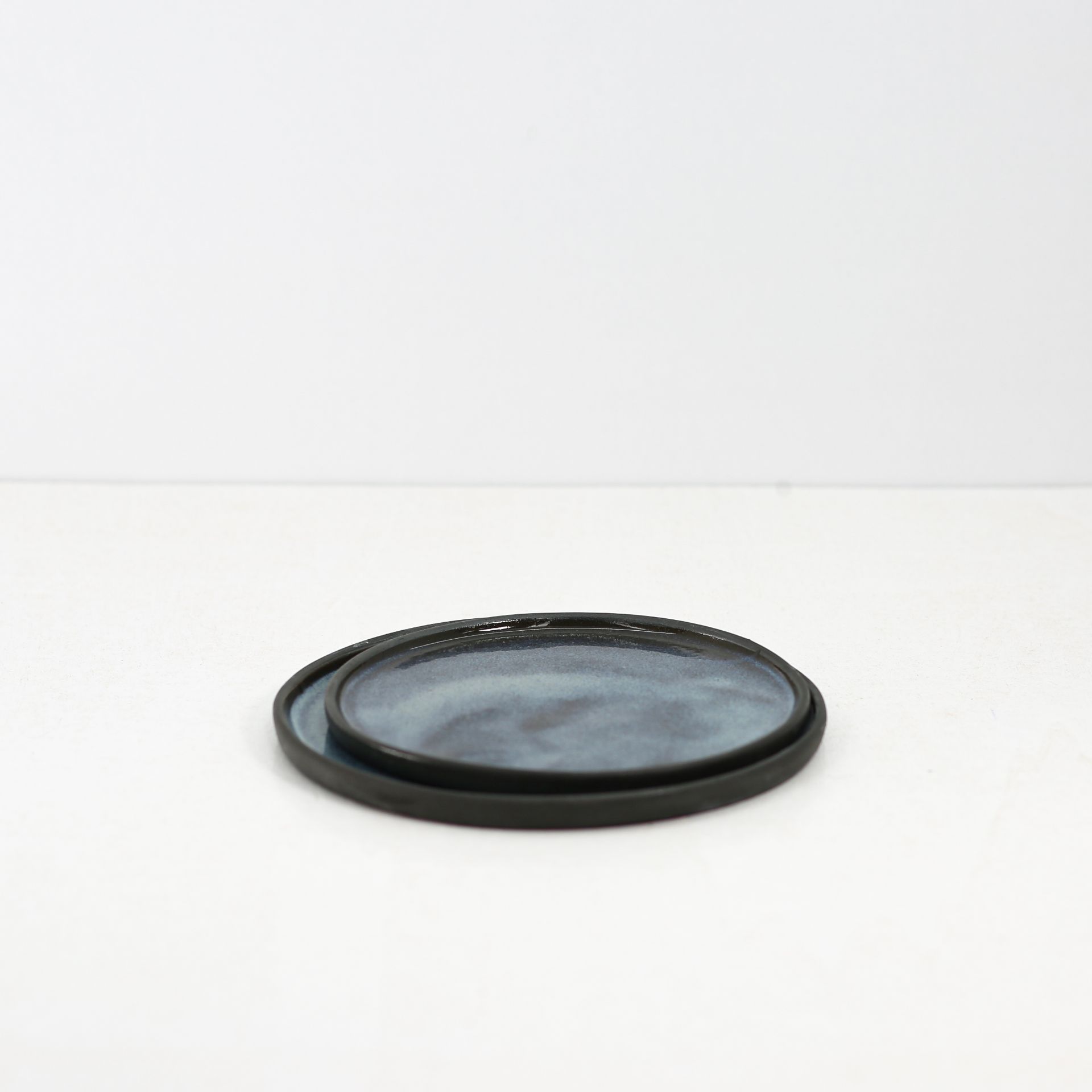 El Yapımı Seramik Yuvarlak Tabak I Bardak Altı - 15 cm - Görsel 4