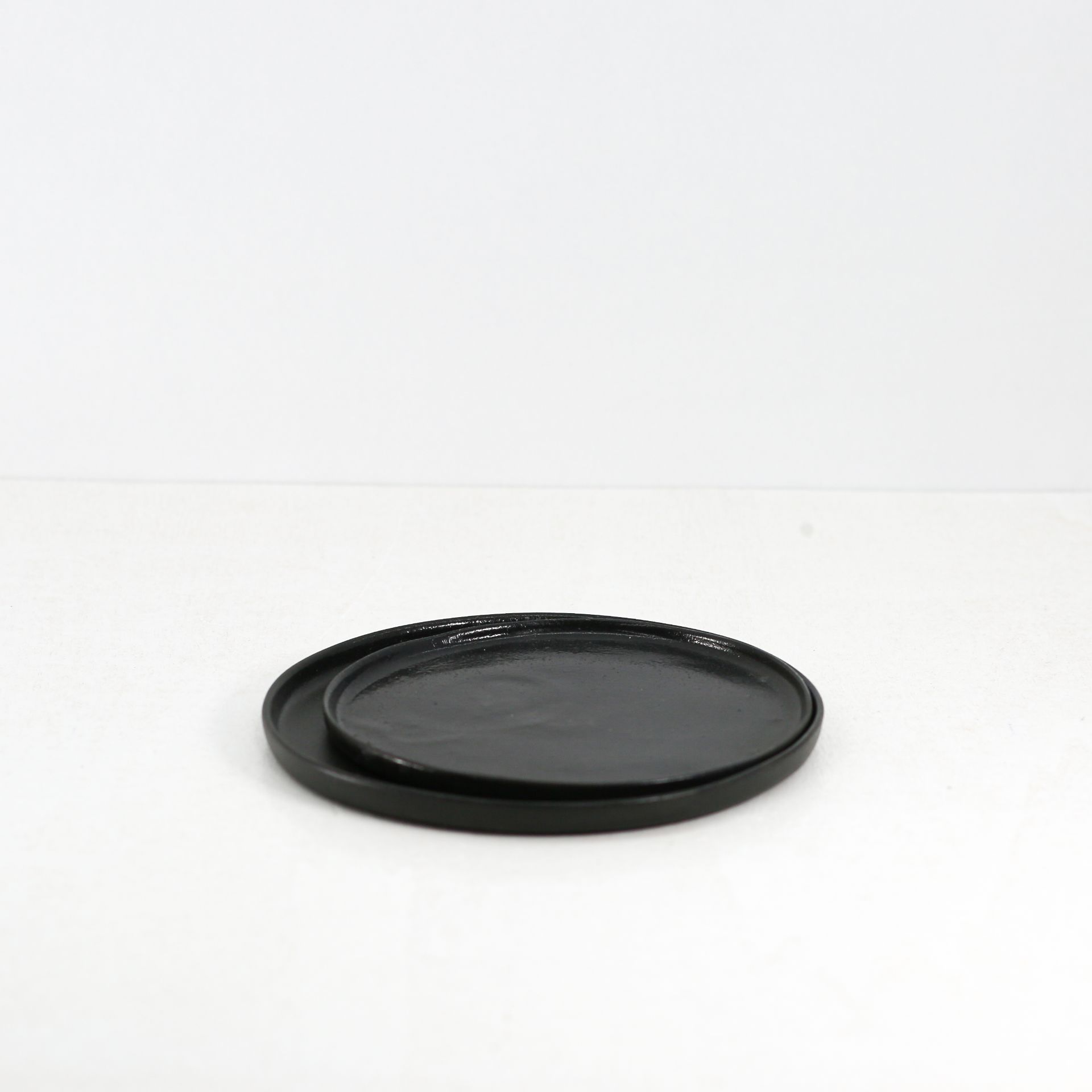 El Yapımı Seramik Yuvarlak Tabak I Bardak Altı - 15 cm - Görsel 18