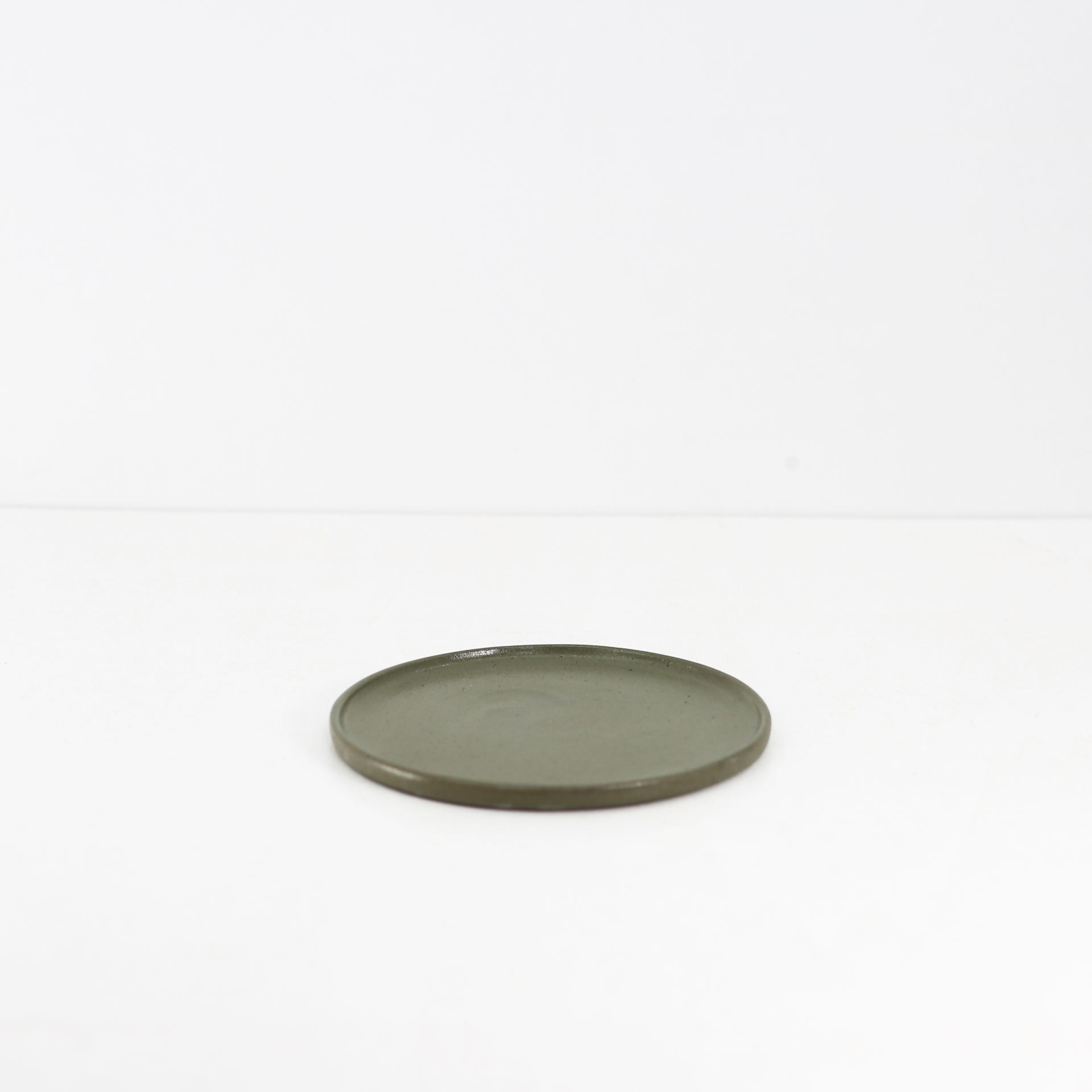 El Yapımı Seramik Yuvarlak Tabak I Bardak Altı - 15 cm - Görsel 2