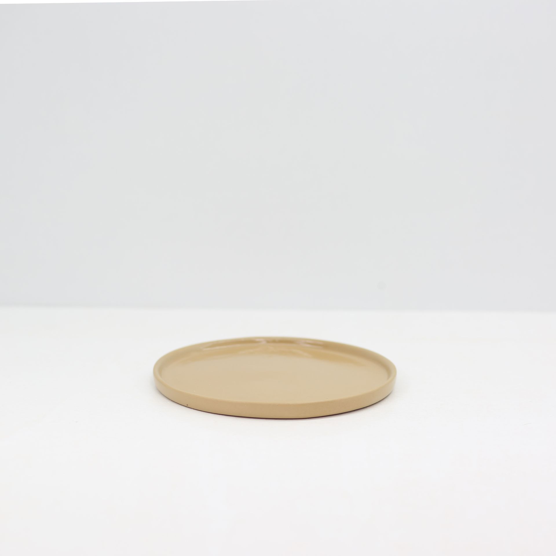 El Yapımı Seramik Yuvarlak Tabak I Bardak Altı - 15 cm - Görsel 16