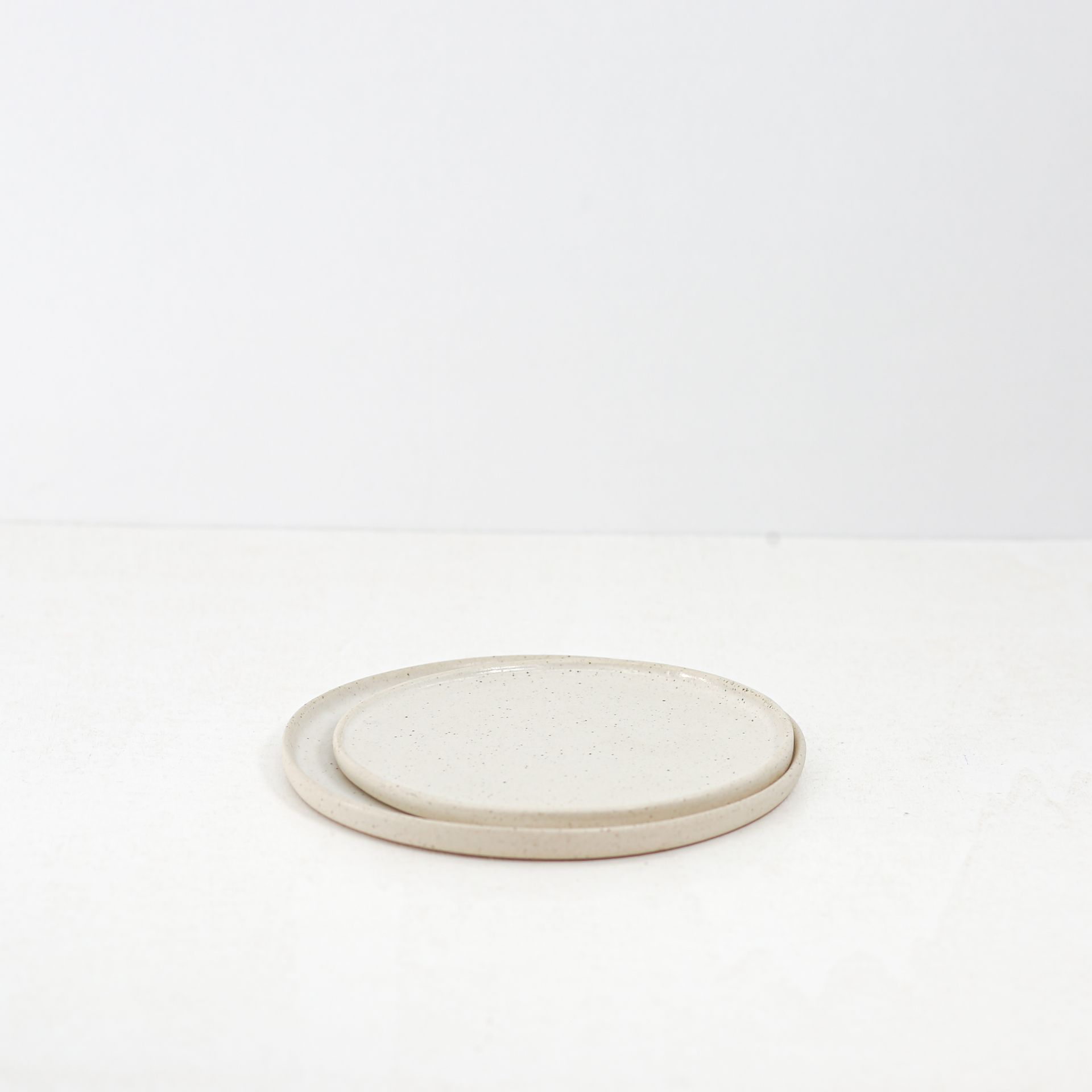 El Yapımı Seramik Yuvarlak Tabak I Bardak Altı - 15 cm - Görsel 11