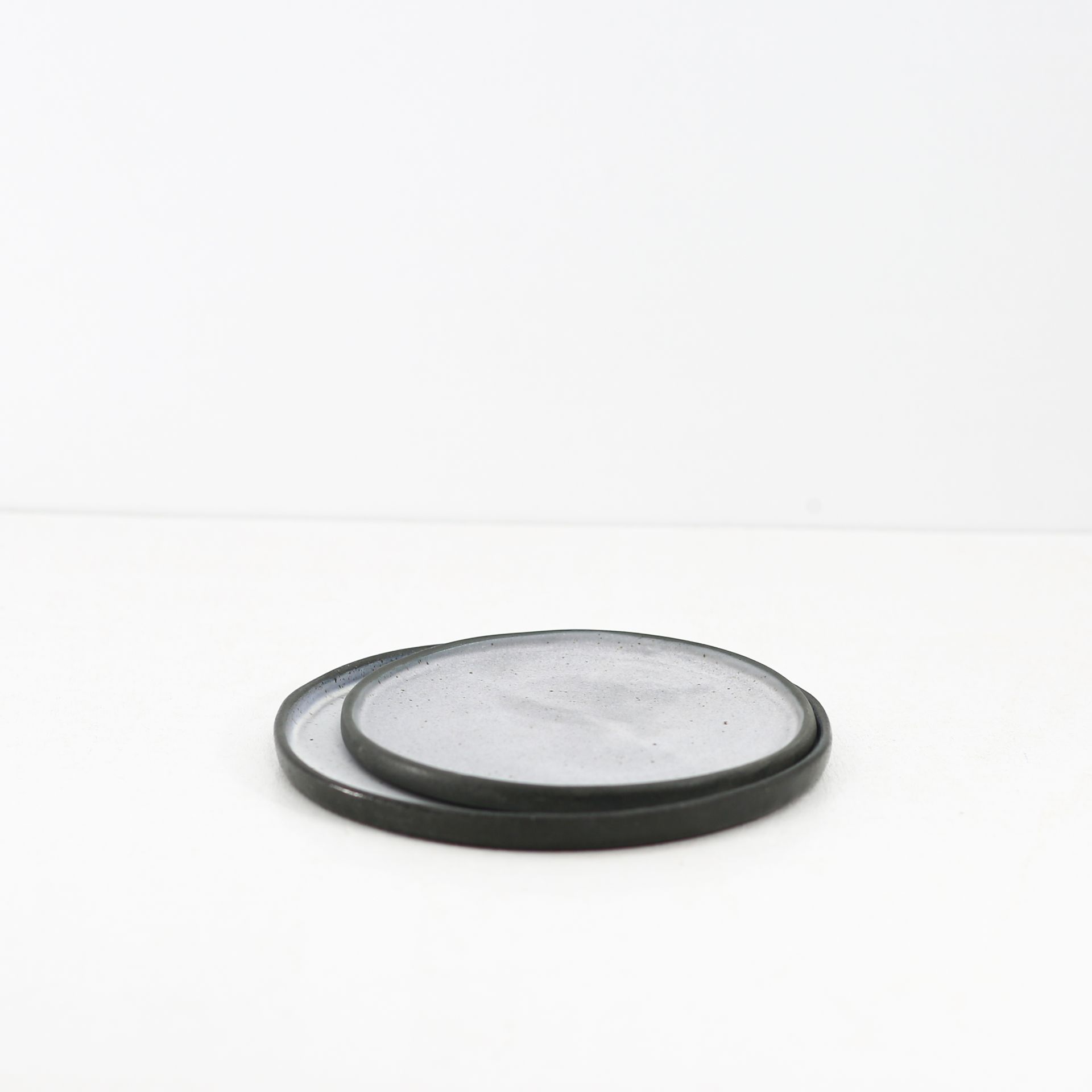 El Yapımı Seramik Yuvarlak Tabak I Bardak Altı - 15 cm - Görsel 14