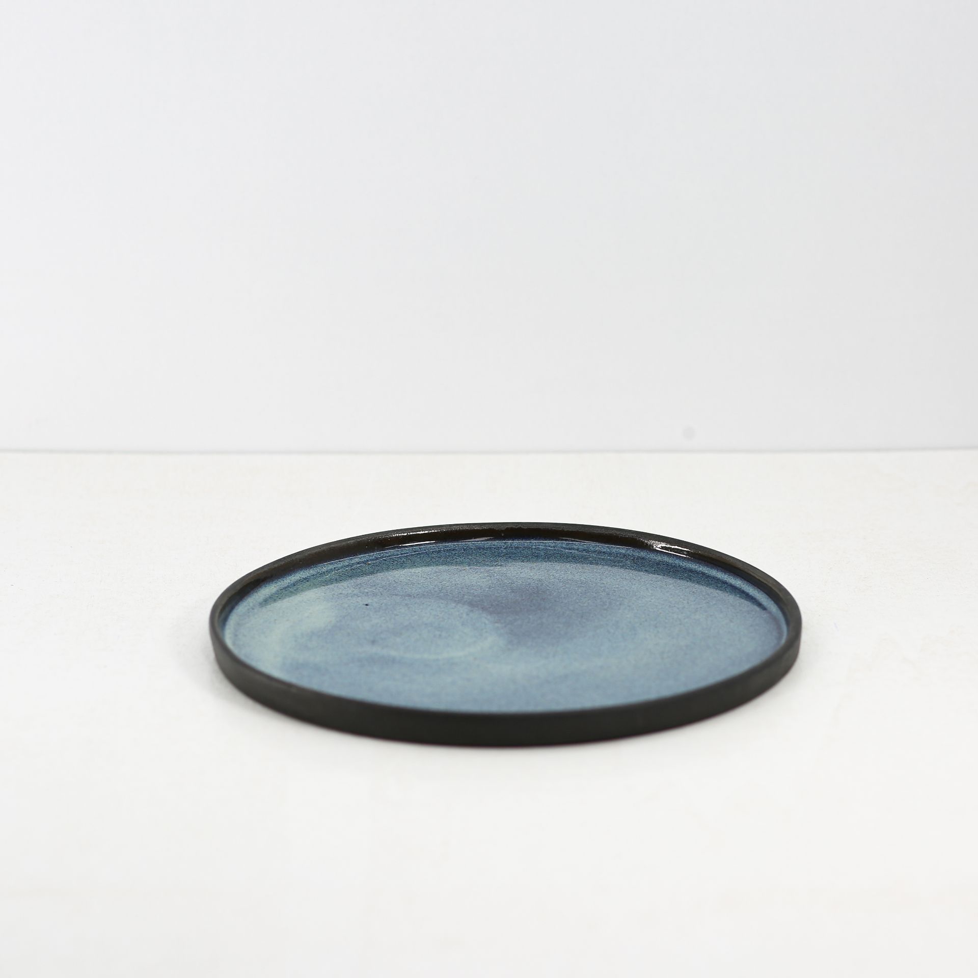 El yapımı Seramik Yuvarlak Servis Tabağı - 22 cm - Görsel 15