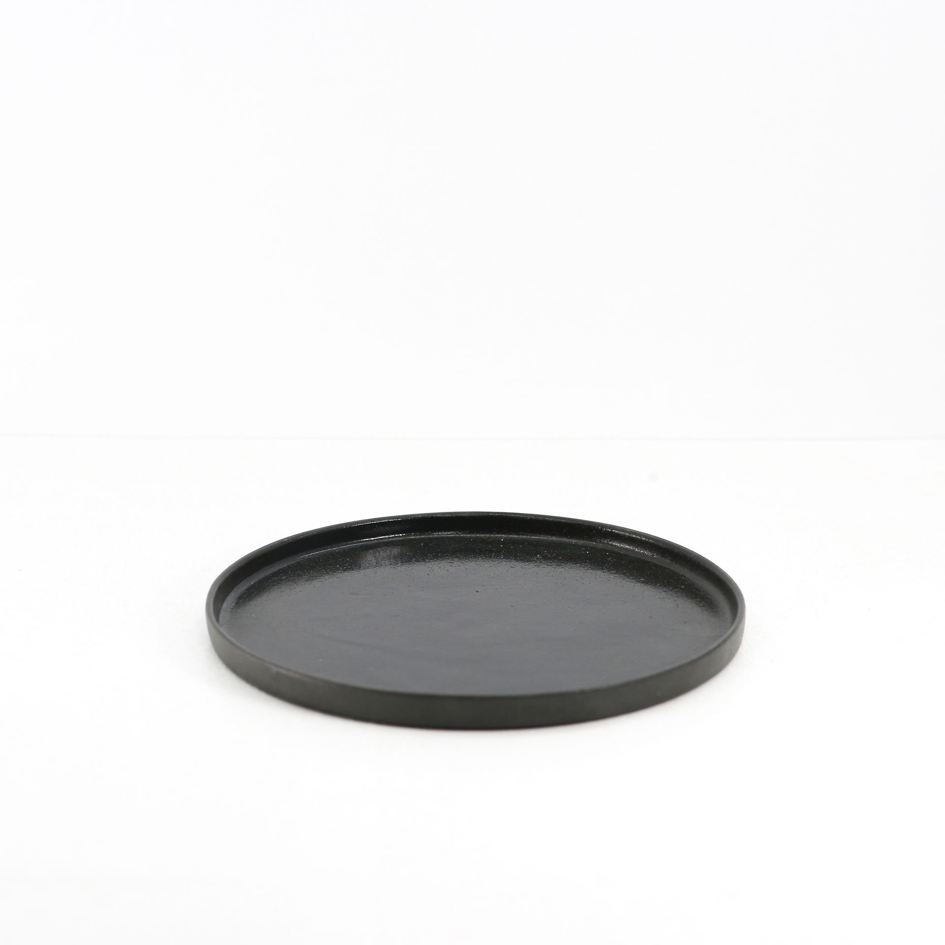 El yapımı Seramik Yuvarlak Servis Tabağı - 22 cm - Görsel 4