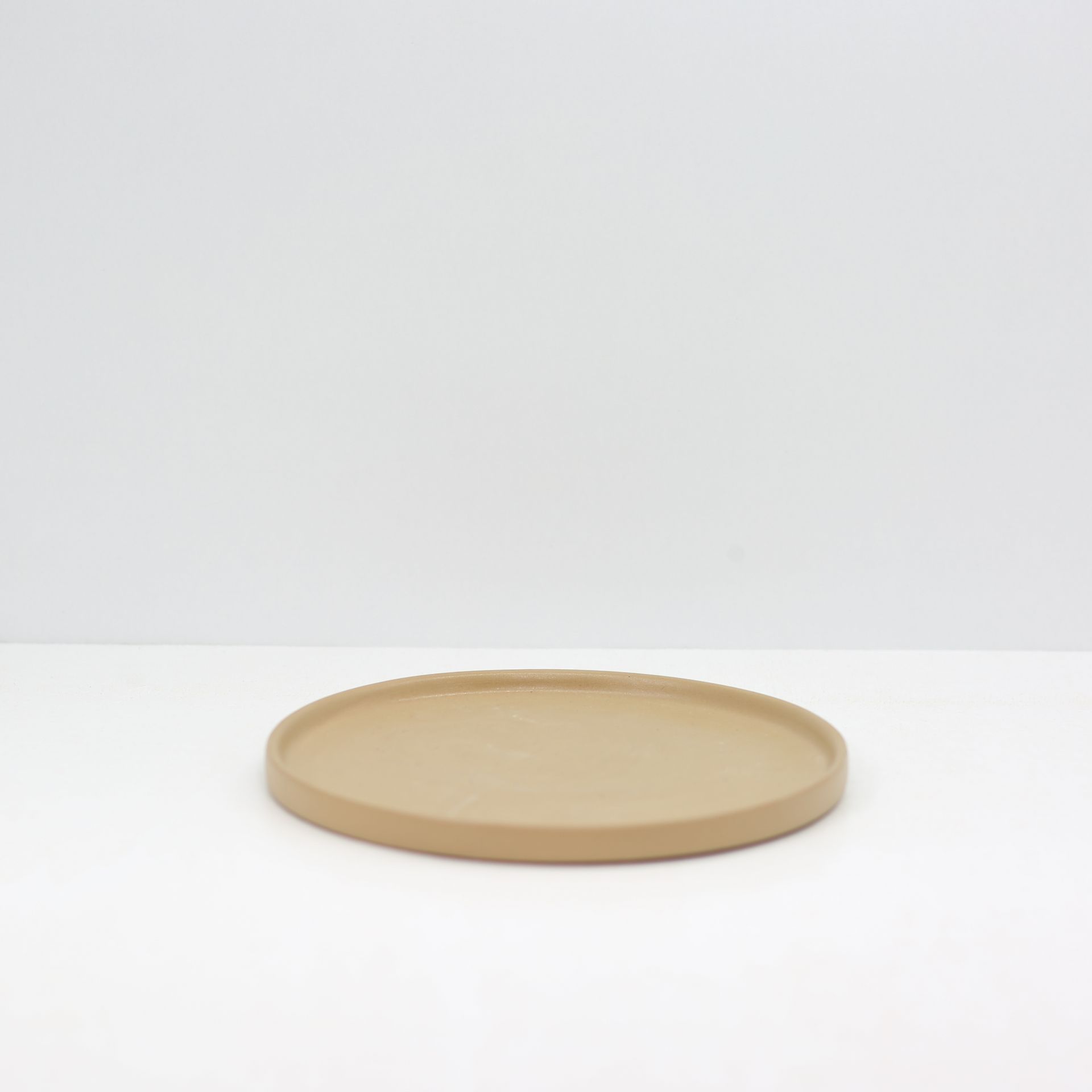 El yapımı Seramik Yuvarlak Servis Tabağı - 22 cm - Görsel 2