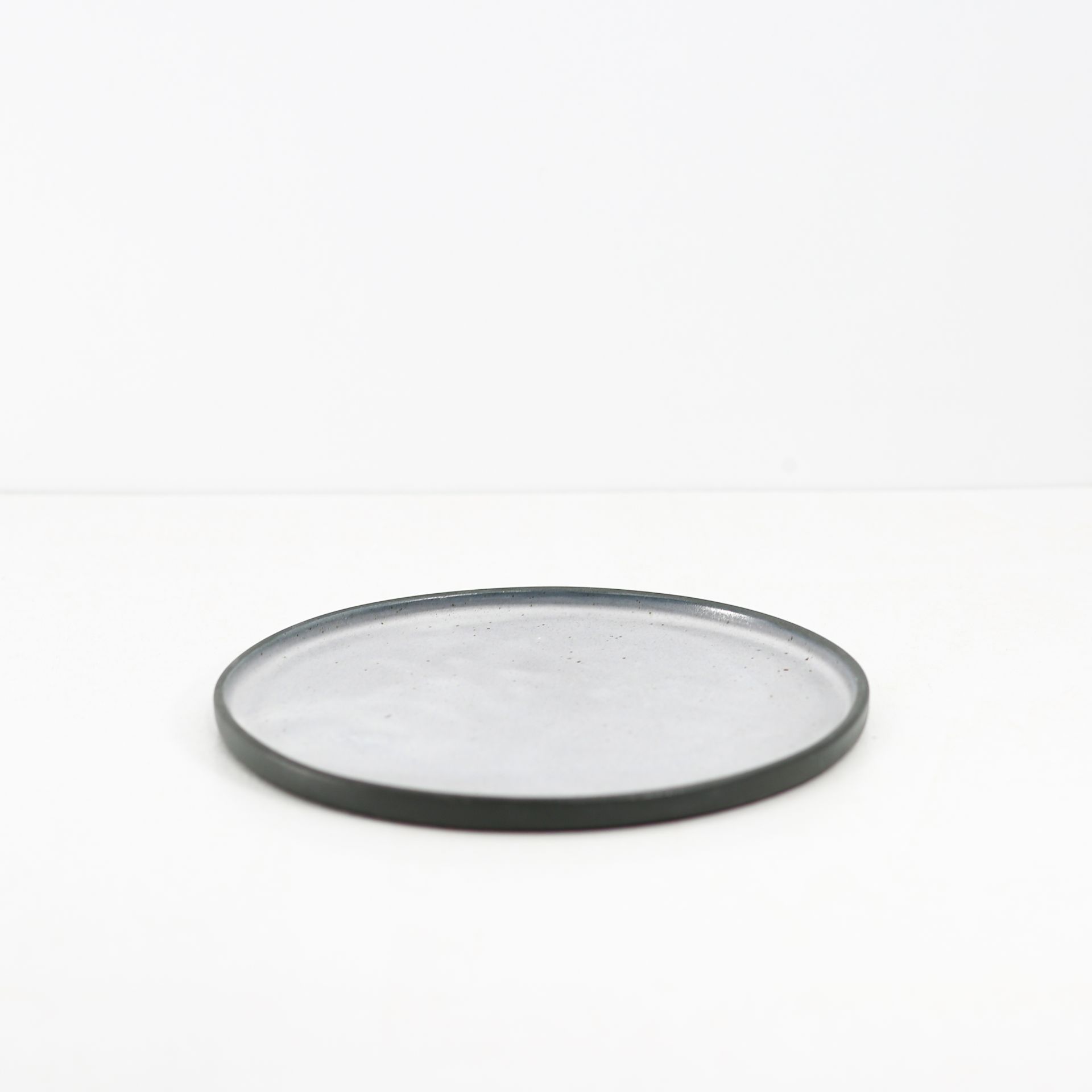 El yapımı Seramik Yuvarlak Servis Tabağı - 22 cm - Görsel 8