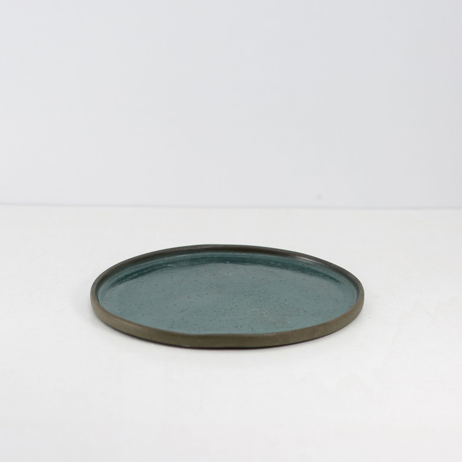 El yapımı Seramik Yuvarlak Servis Tabağı - 22 cm - Görsel 9