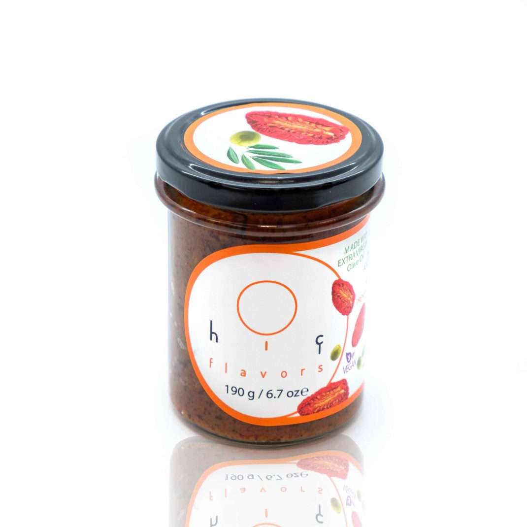 Yeşil Zeytin ve Kuru Domates Sosu - 190 g