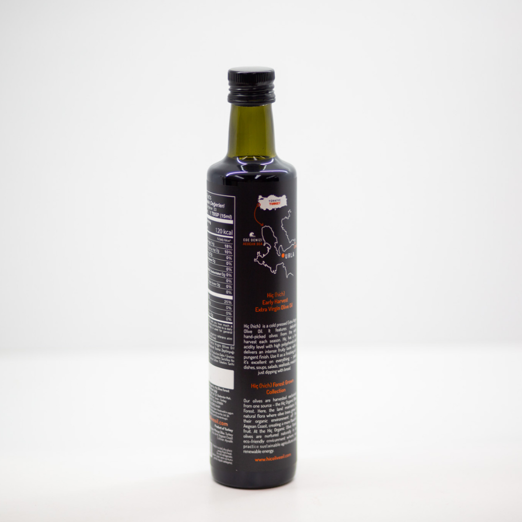 2024 - Erken Hasat Natürel Sızma Zeytinyağı 500 ml-Siyah Silindir Şişe - Görsel 2