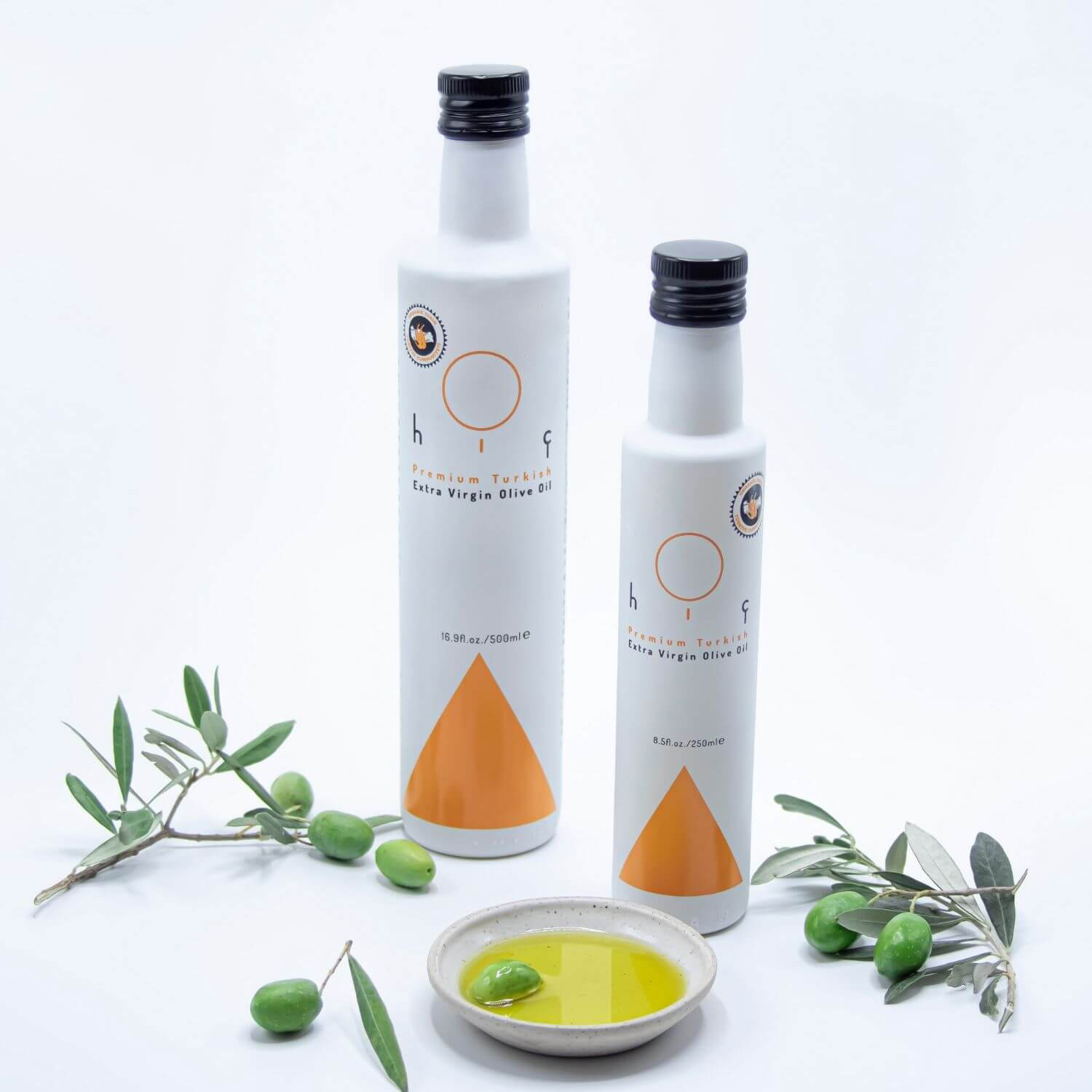 Erken Hasat Natürel Sızma Zeytinyağı 500 ml–Beyaz Silindir Şişe - Görsel 2
